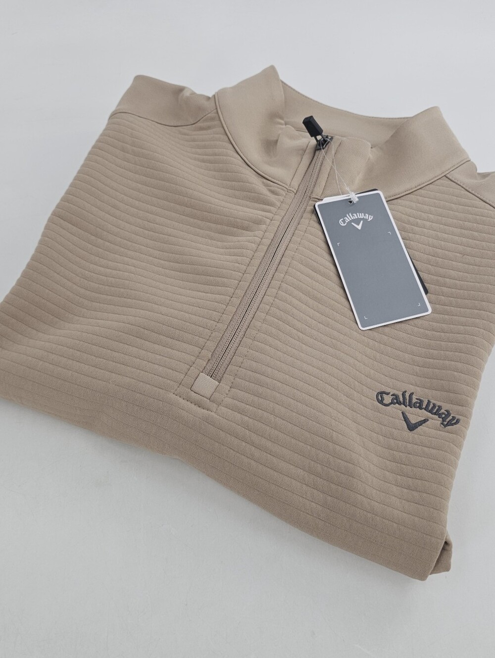 Callaway OPTI-DRI Golf UPF50 Quater Zip Pullover Men's Top
